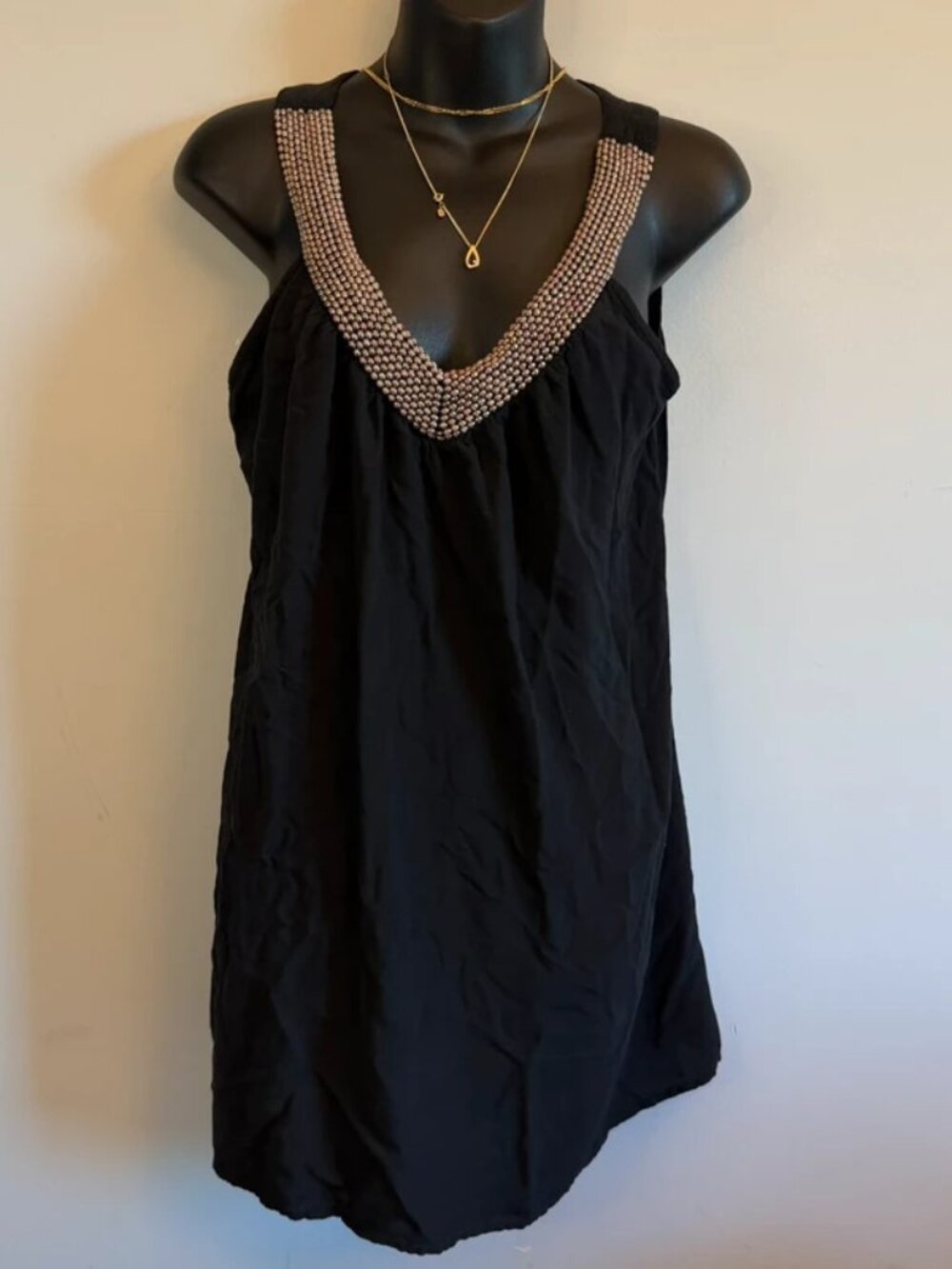 Studio West Beaded Mini Dress